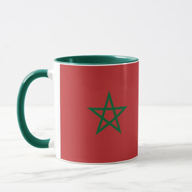 Taza Mezcla de Combo con bandera de Marruecos (Izquierda)