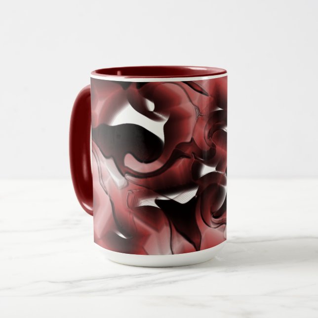 Taza Mezcla de niebla parduzco y poco tallada (Anverso izquierdo)