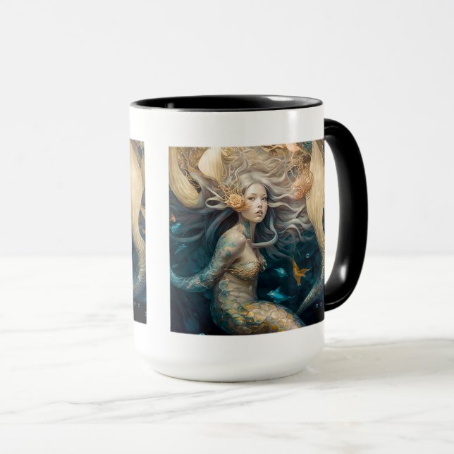 Taza Mezcla de sueños de sirena, 15 oz (Anverso derecho)