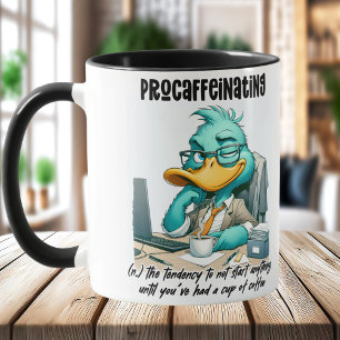Taza Mezcla perfecta de humor y café para su escritorio