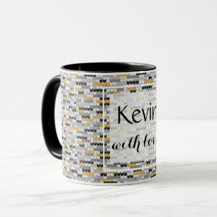 Taza Mezcla tejida.