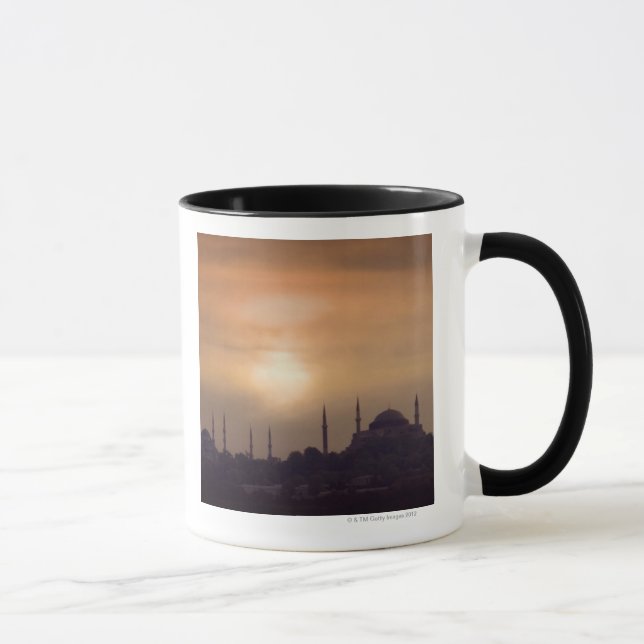 Taza Mezquita azul y Hagia Sophia Turquía, Estambul (Derecha)
