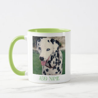 Taza Mi amigo Mascota Personalizado. Foto Lime Green