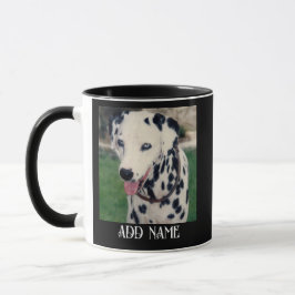 Taza Mi amigo Mascota Personalizado foto negra