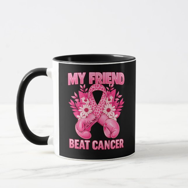 Taza Mi amigo venció el cáncer (Izquierda)
