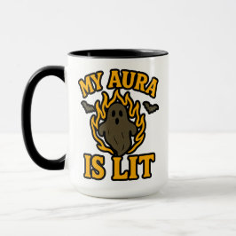 Taza Mi Aura Está Iluminada – Estética Cálida