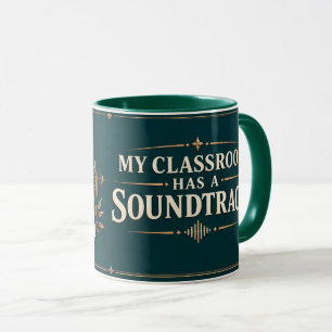 Taza Mi clase tiene una banda sonora Regalo para el pro