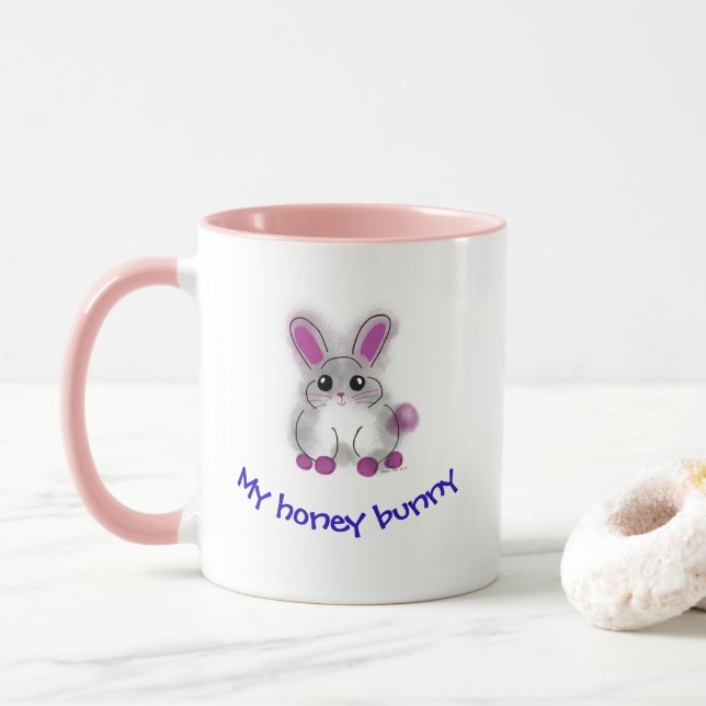 Taza Mi conejito de la miel (Con donut)