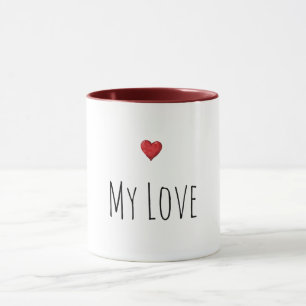 Taza Mi Corazón de Amor