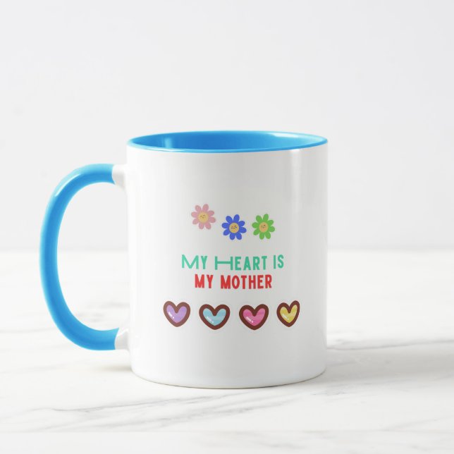 Taza Mi corazón es mi madre (Izquierda)