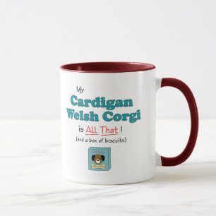 Taza ¡Mi Corgi Galés de la rebeca es todo el eso!