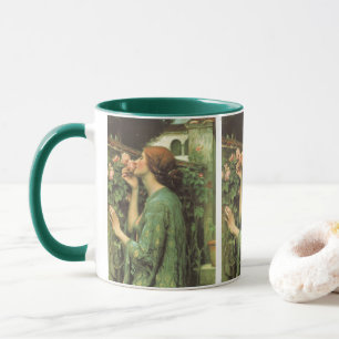 Taza Mi dulce Rosa, o el alma del Rosa por Waterhouse