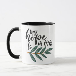 Taza Mi esperanza está en él, Mug.