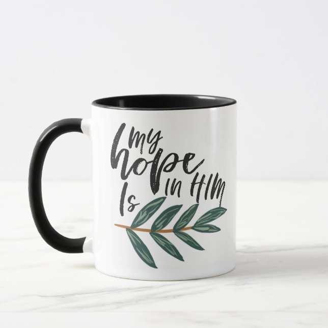 Taza Mi esperanza está en él, Mug. (Izquierda)