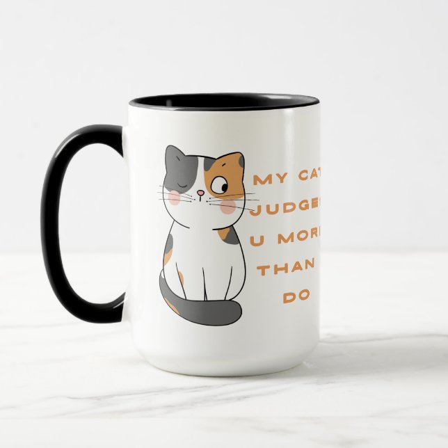 Taza Mi Gato te juzga más que yo (Izquierda)
