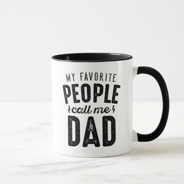 Taza Mi Gente Favorita Me Llama Papá (Derecha)