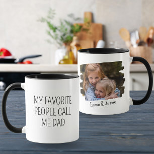 Taza Mi Gente Favorita Me Llama Papá Foto Personalizada