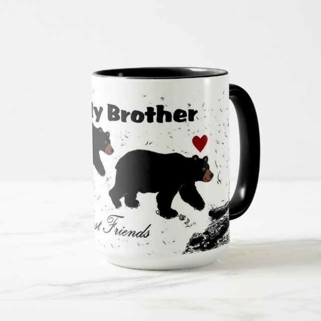 Taza Mi hermano mejor amigo para siempre Mug (Anverso derecho)