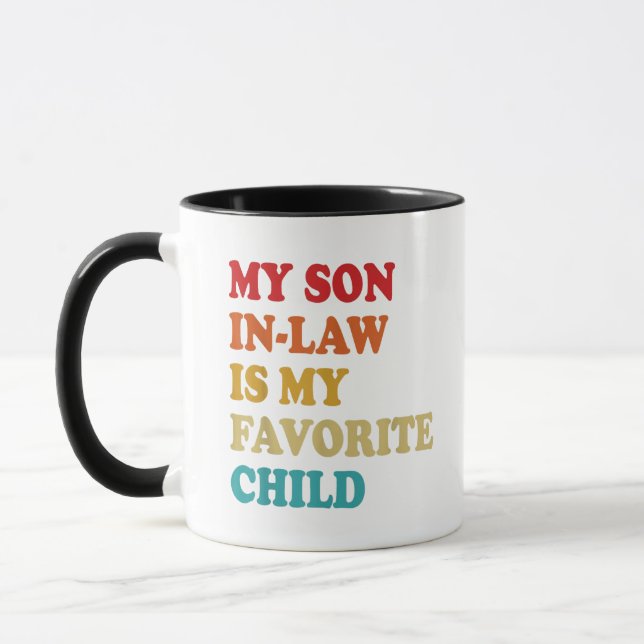 Taza Mi Hijo De Derecho Es Mi Hijo Favorito. (Izquierda)