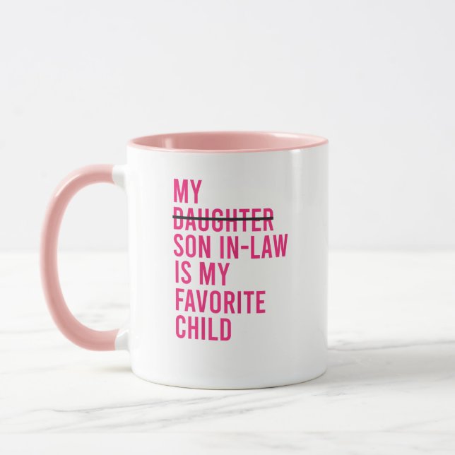 Taza Mi Hijo De Derecho Es Mi Hijo Favorito. (Izquierda)