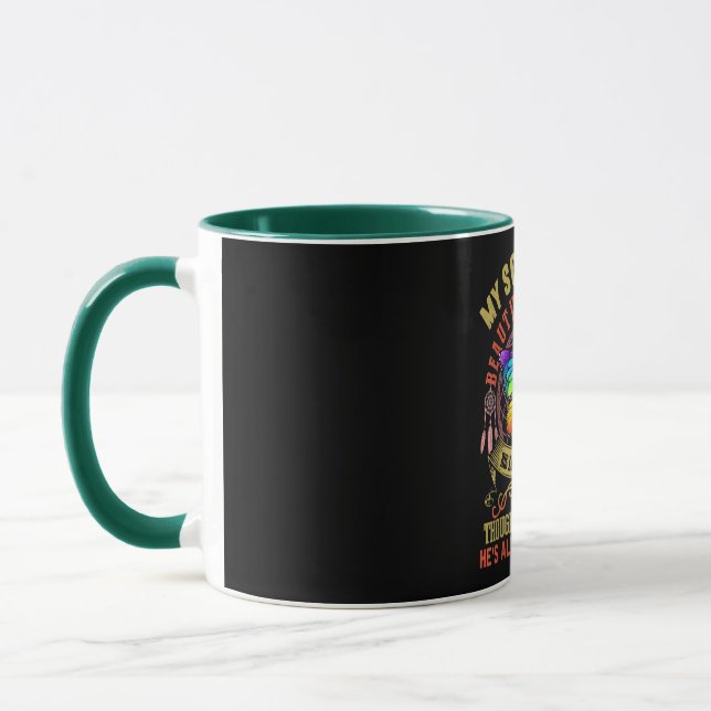 Taza Mi hijo me dejó a mi hermoso hijo de Recuerdos (Izquierda)