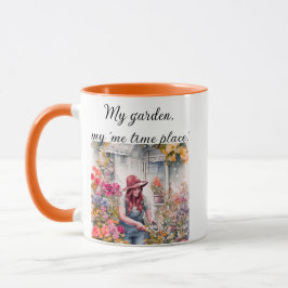 Taza "Mi jardín, mi lugar del tiempo."