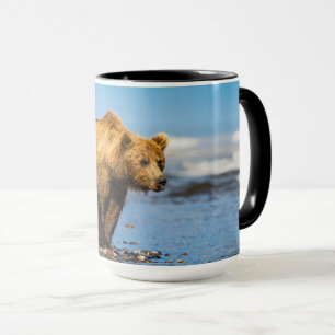 Taza Mi mamá oso viendo a sus dos hijos