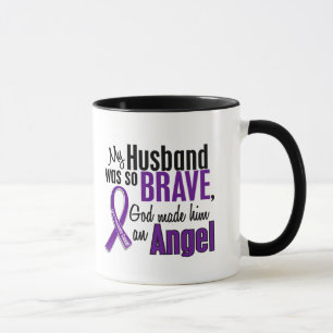 Taza Mi marido es un cáncer pancreático del ángel