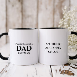 Taza Mi Mayor Bendición Llámame Papá