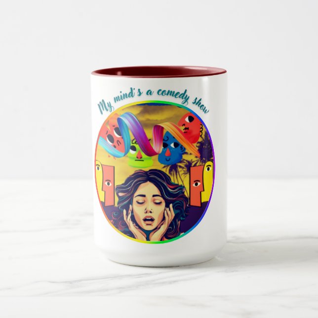 Taza Mi mente es un espectáculo de comedia (Centro)