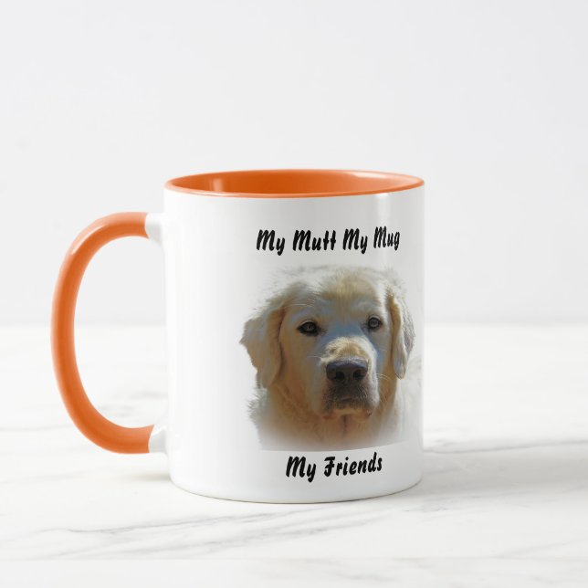 Taza Mi Mutt Mi Mug Mis Amigos. (Izquierda)