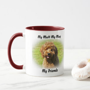 Taza Mi Mutt Mi Mug Mis Amigos.