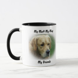 Taza Mi Mutt Mi Mug Mis Amigos.