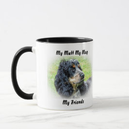 Taza Mi Mutt Mi Mug Mis Amigos.