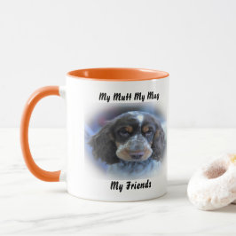 Taza Mi Mutt Mi Mug Mis Amigos.