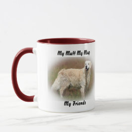 Taza Mi Mutt Mi Mug Mis Amigos.
