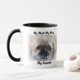 Taza Mi Mutt Mi Mug Mis Amigos.