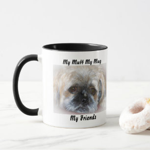 Taza Mi Mutt Mi Mug Mis Amigos.