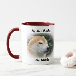 Taza Mi Mutt Mi Mug Mis Amigos.