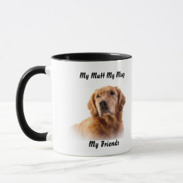 Taza Mi Mutt Mi Mug Mis Amigos.