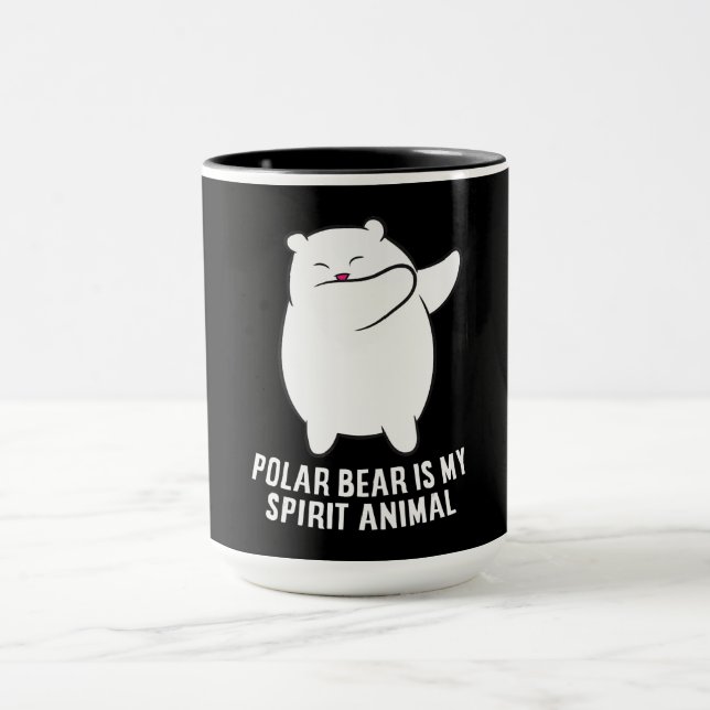 Taza Mi oso polar de animal espiritual (Centro)