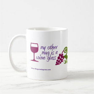 Taza - mi otra taza es una copa de vino