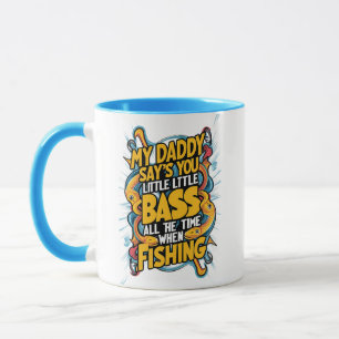 Taza Mi papá dice que eres un bajito