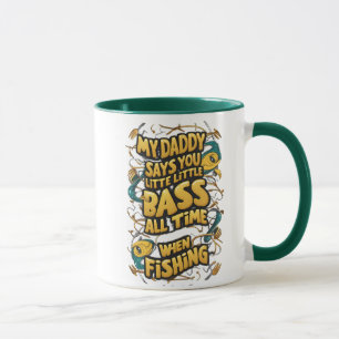 Taza Mi papá dice que eres un bajito
