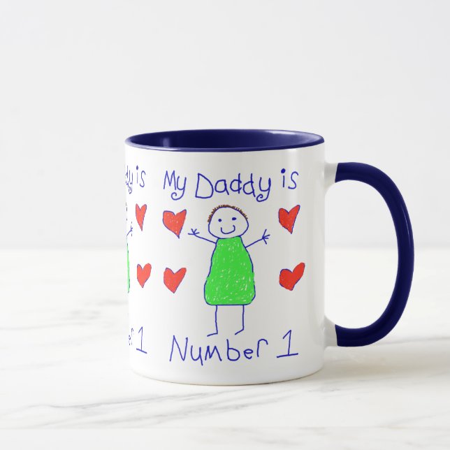 Taza Mi papá es el número 1 (Derecha)