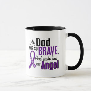 Taza Mi papá es un cáncer pancreático del ángel