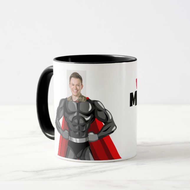 Taza Mi papá mi héroe divertido (Anverso izquierdo)