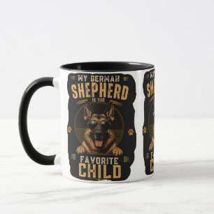 Taza Mi Pastor Alemán Es El Hijo Favorito