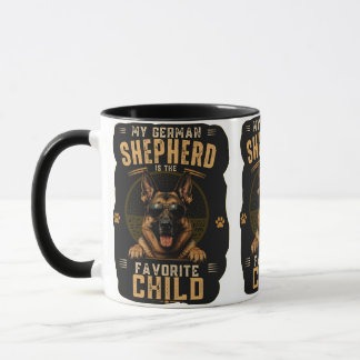Taza Mi Pastor Alemán Es El Hijo Favorito