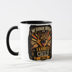 Taza Mi Pastor Alemán Es El Hijo Favorito
